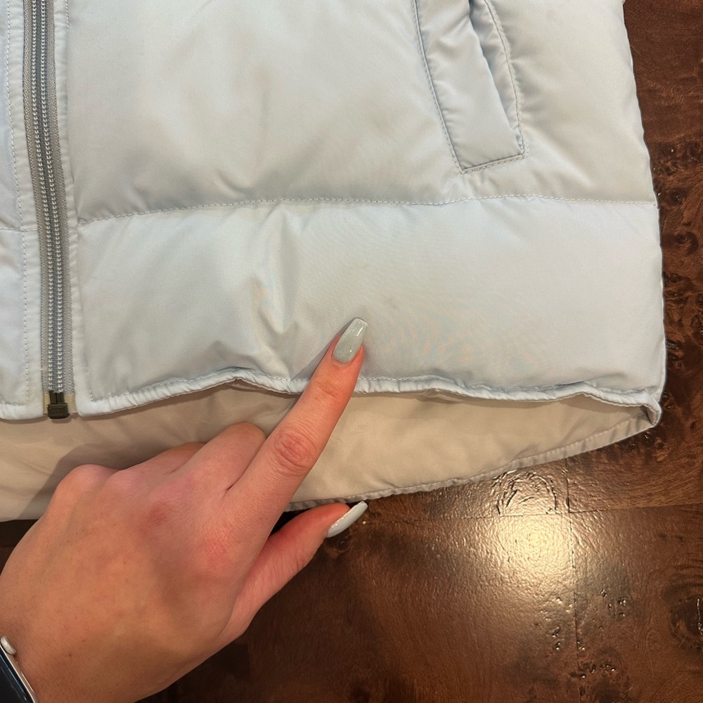 🐊 Vintage Lacoste Puffer Vest - Ice Blue - Picture 7 of 7